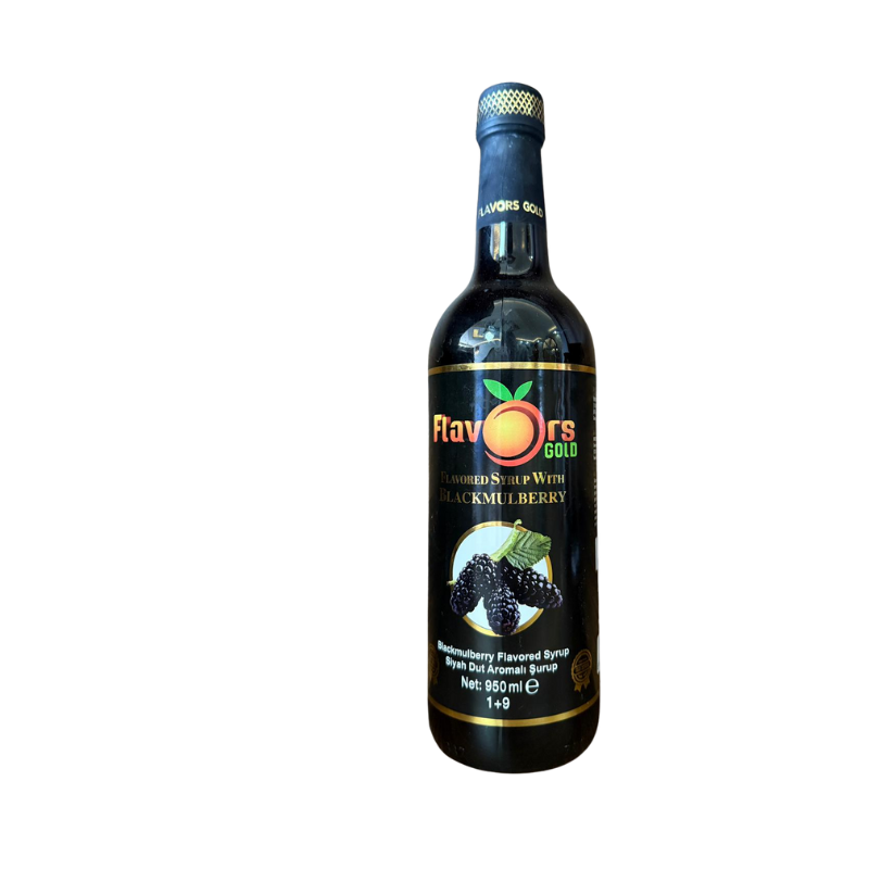 🍇 Flavors Gold Blackberry Syrup – 1 Liter (Made in Turkey – Istanbul)